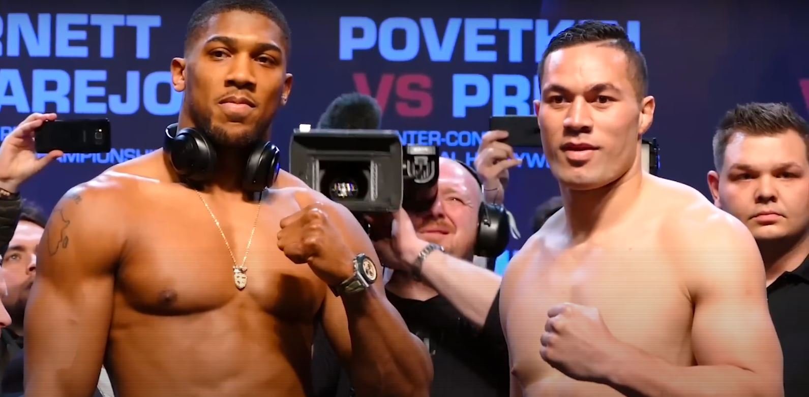 Joshua v Parker Weigh In