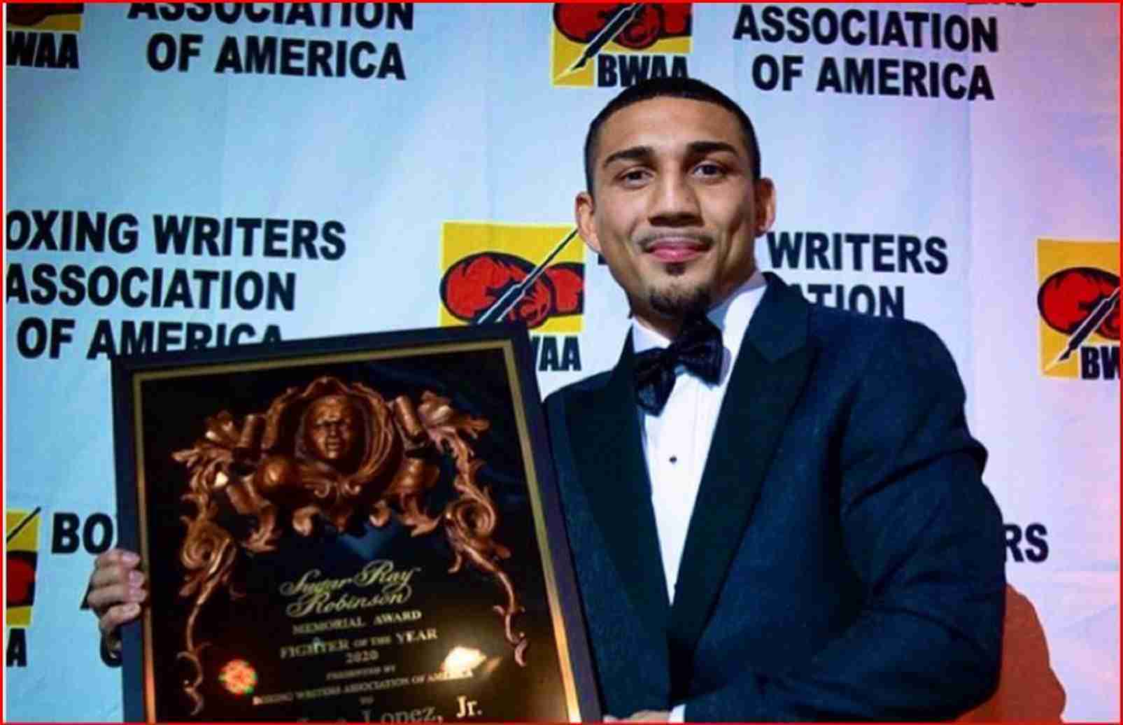 Teofimo Lopez Lands Huge American Boxing Writers Award
