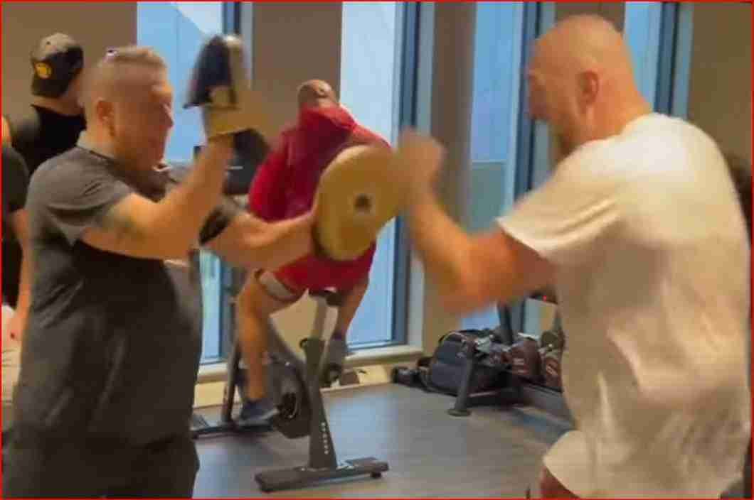 Watch: Tyson Fury Goes Mad Unleashes Bareknuckle Combinations 1 Tyson Fury Goes Mad Unleashes Bareknuckle Combinations