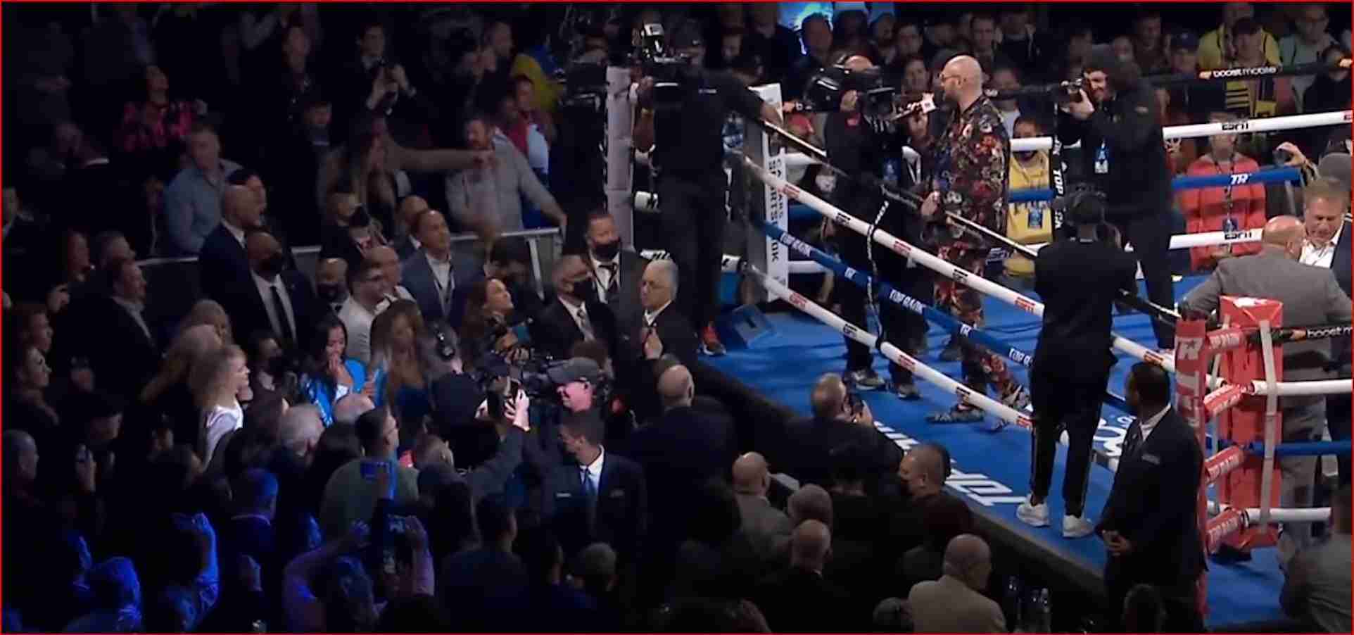 Watch: Tyson Fury sings boxing legend happy 90th birthday crowd erupts