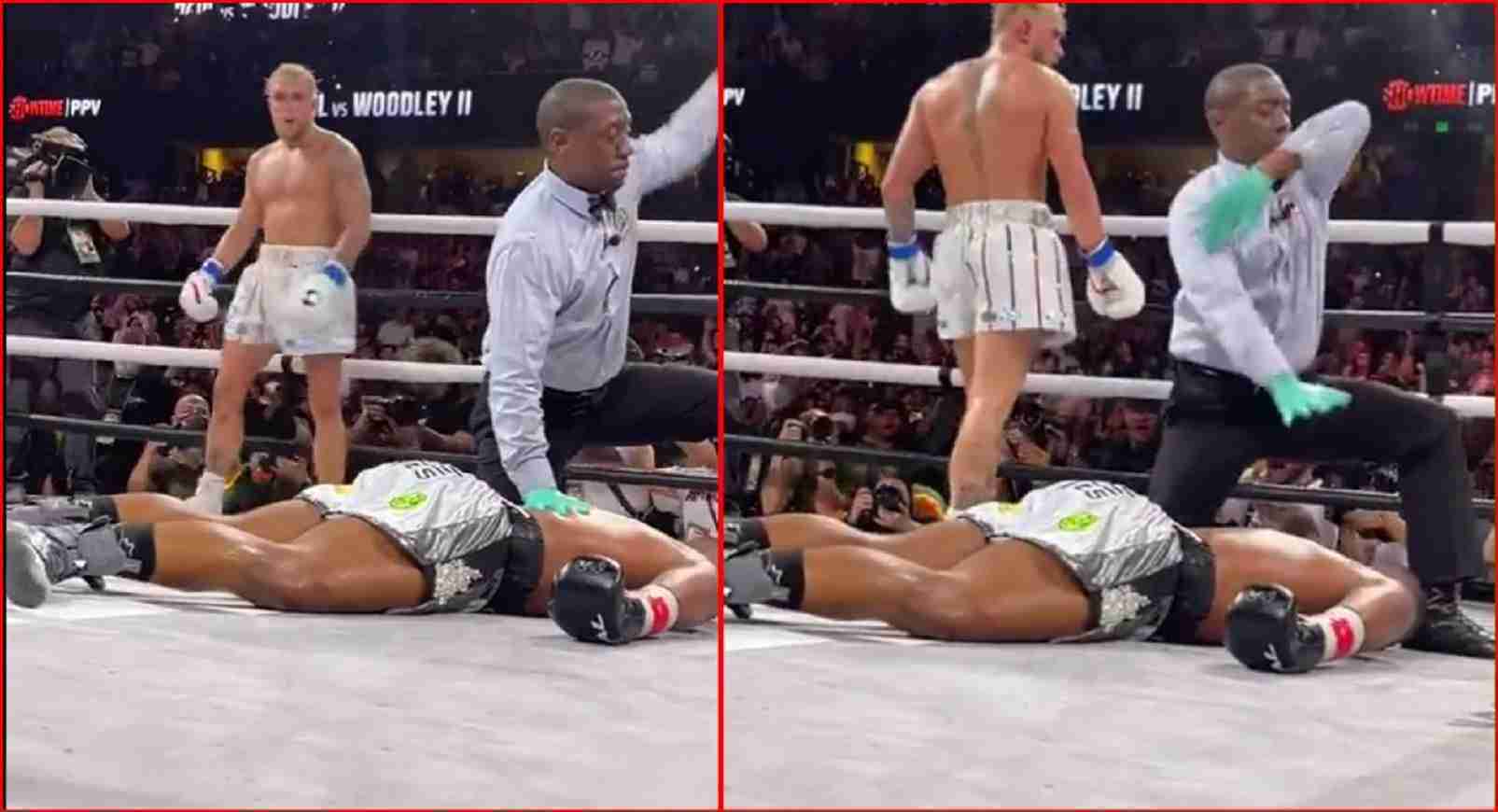 Ringside Angle Of Jake Paul Knockout That Stunned Boxing World