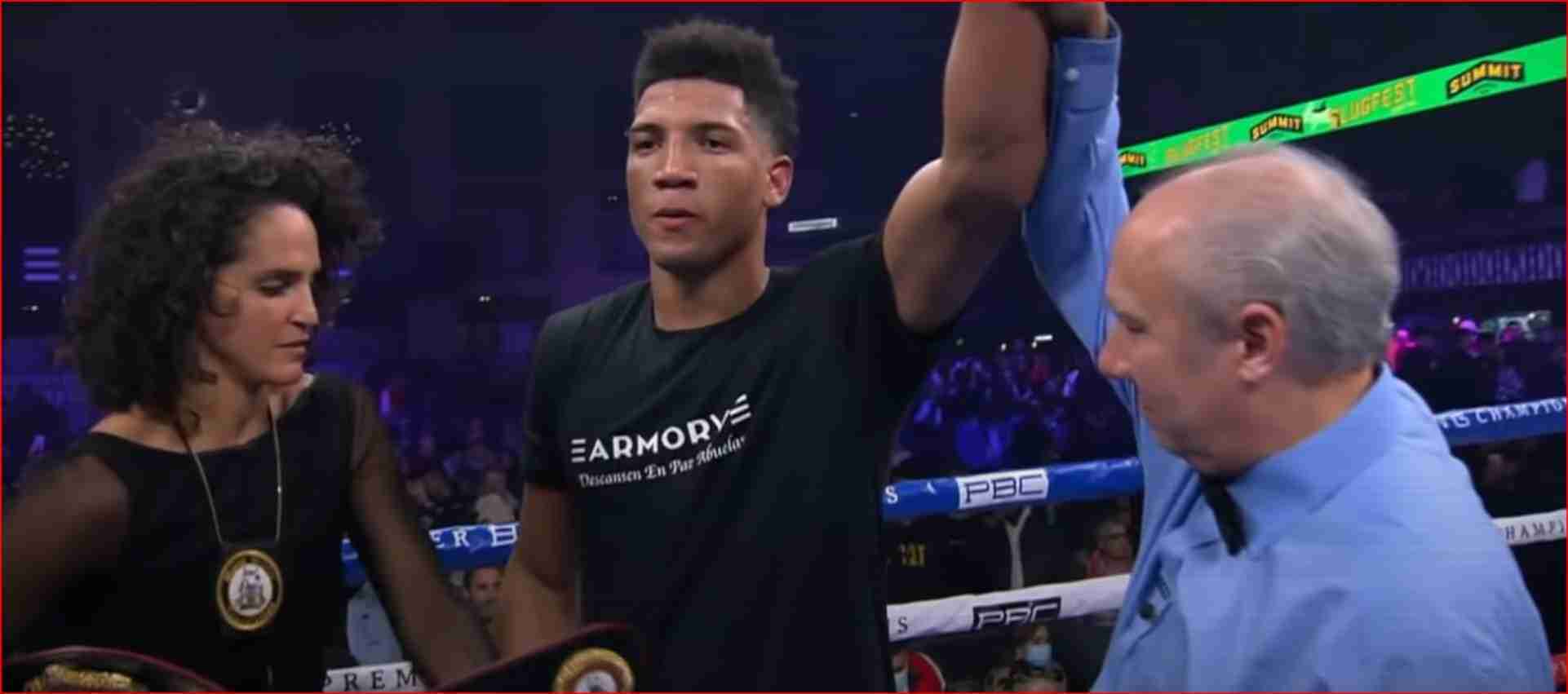 Youngest World Champion In Boxing Scores 4th Round Knockout