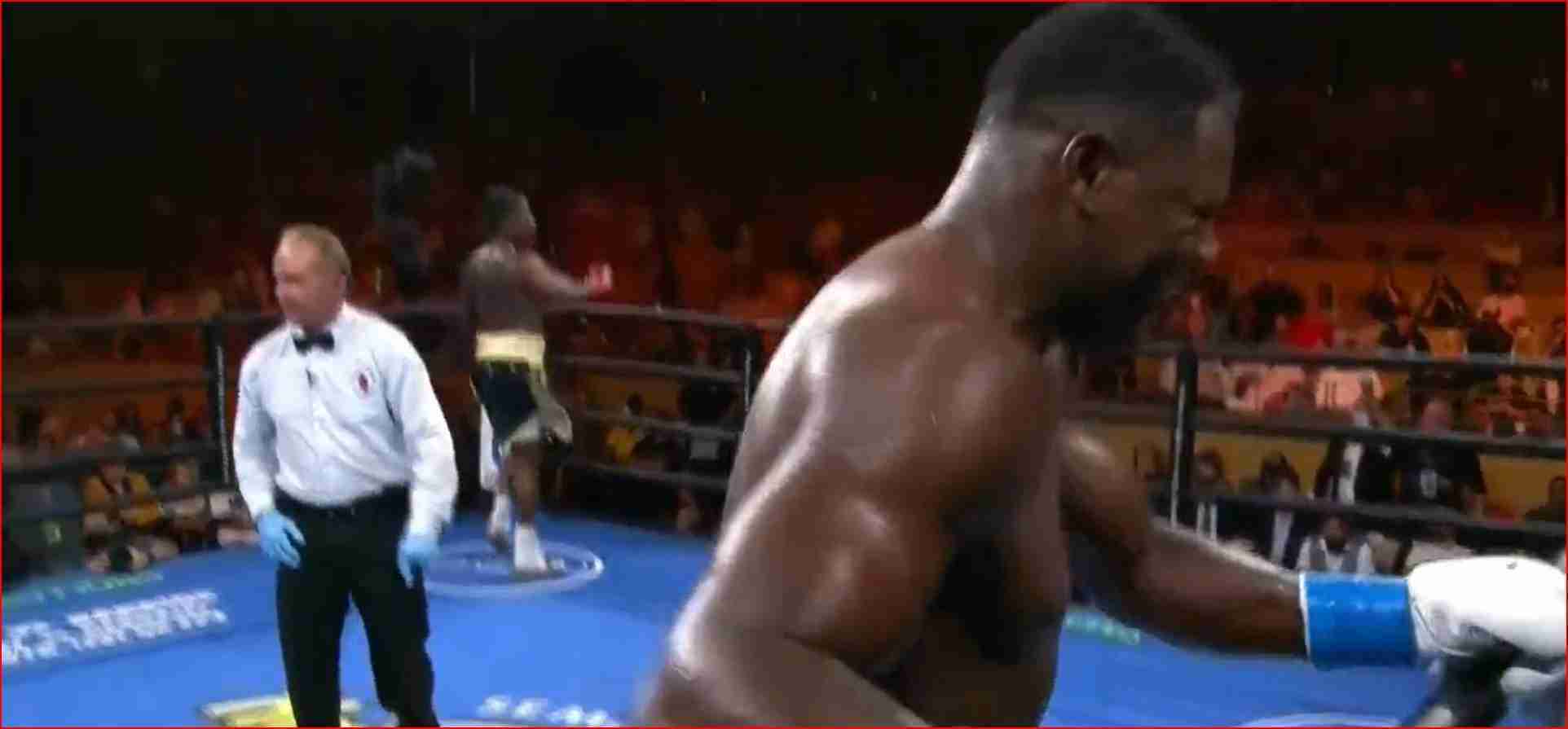 Heavyweights Gets Up From Being Knocked Down To Win By Knockout