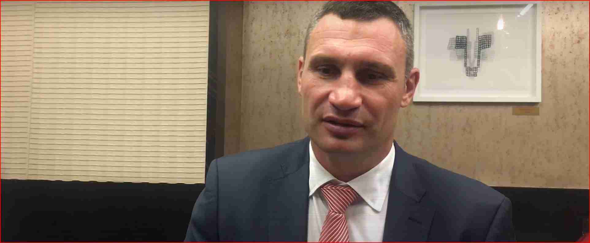 Klitschko Happy To Fight On Front Line If War Happens