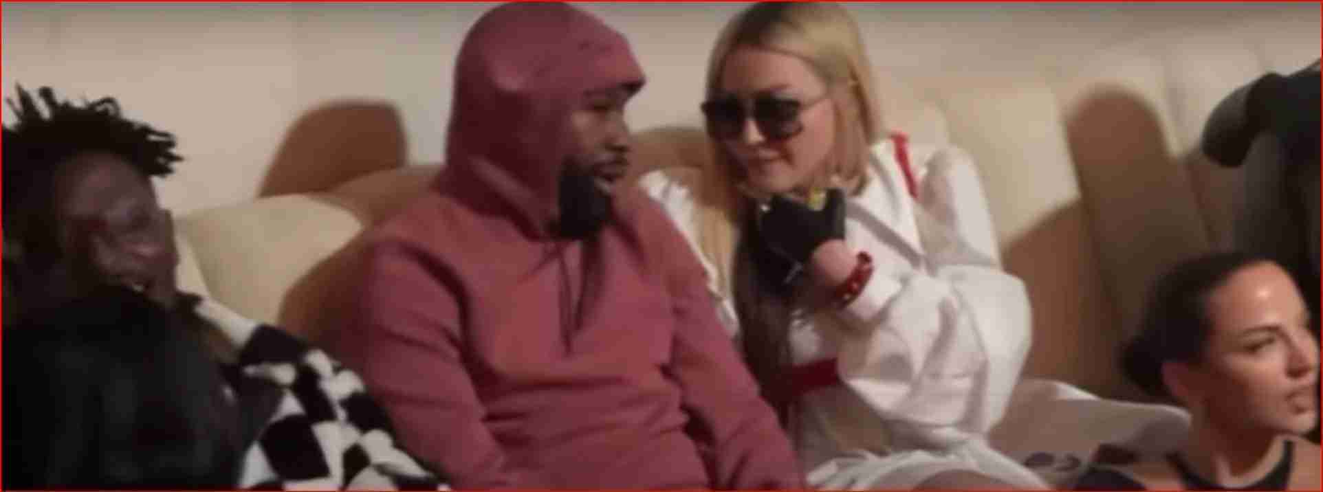 Mayweather chills with Kanye West, Fox, Madonna and Antonio Brown