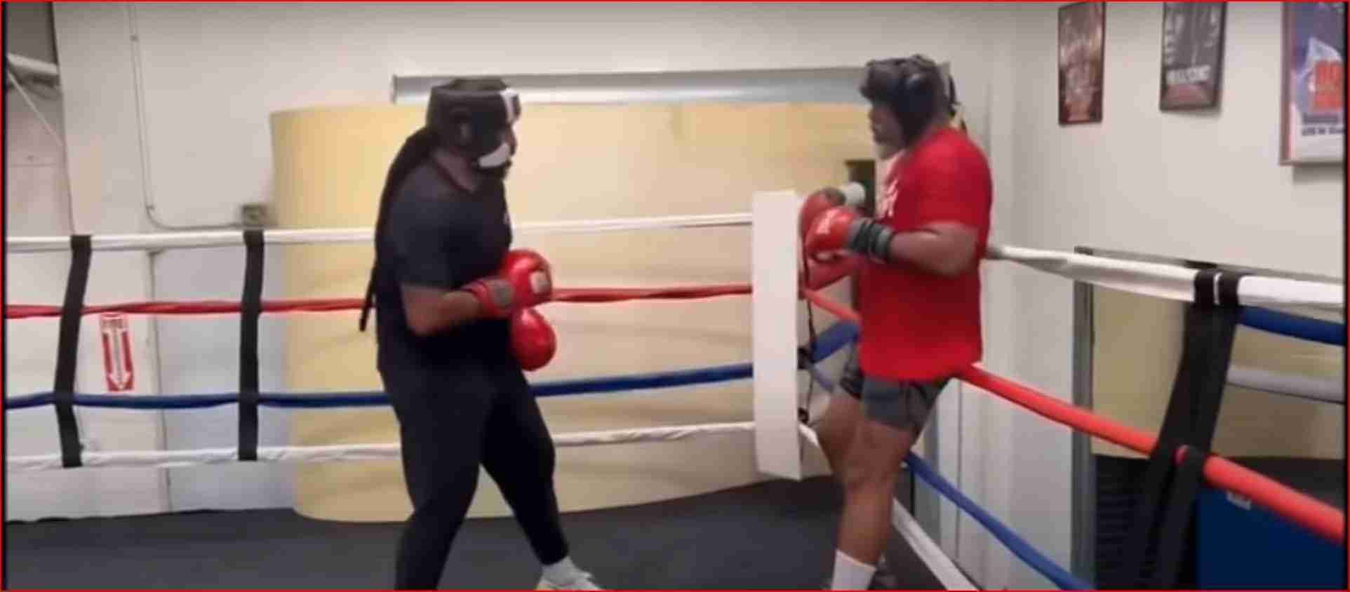 Shannon Briggs sparring for potential fight with Quinton Jackson