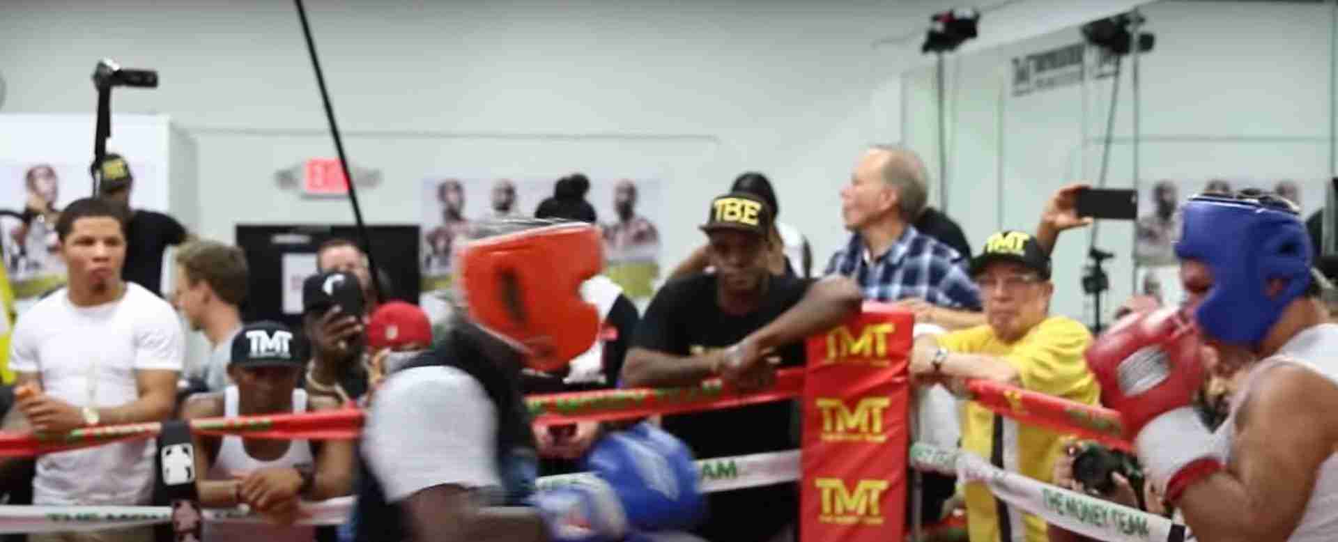 Watch: Young Prospect Speaks On Sparring 44-Year-Old Floyd Mayweather