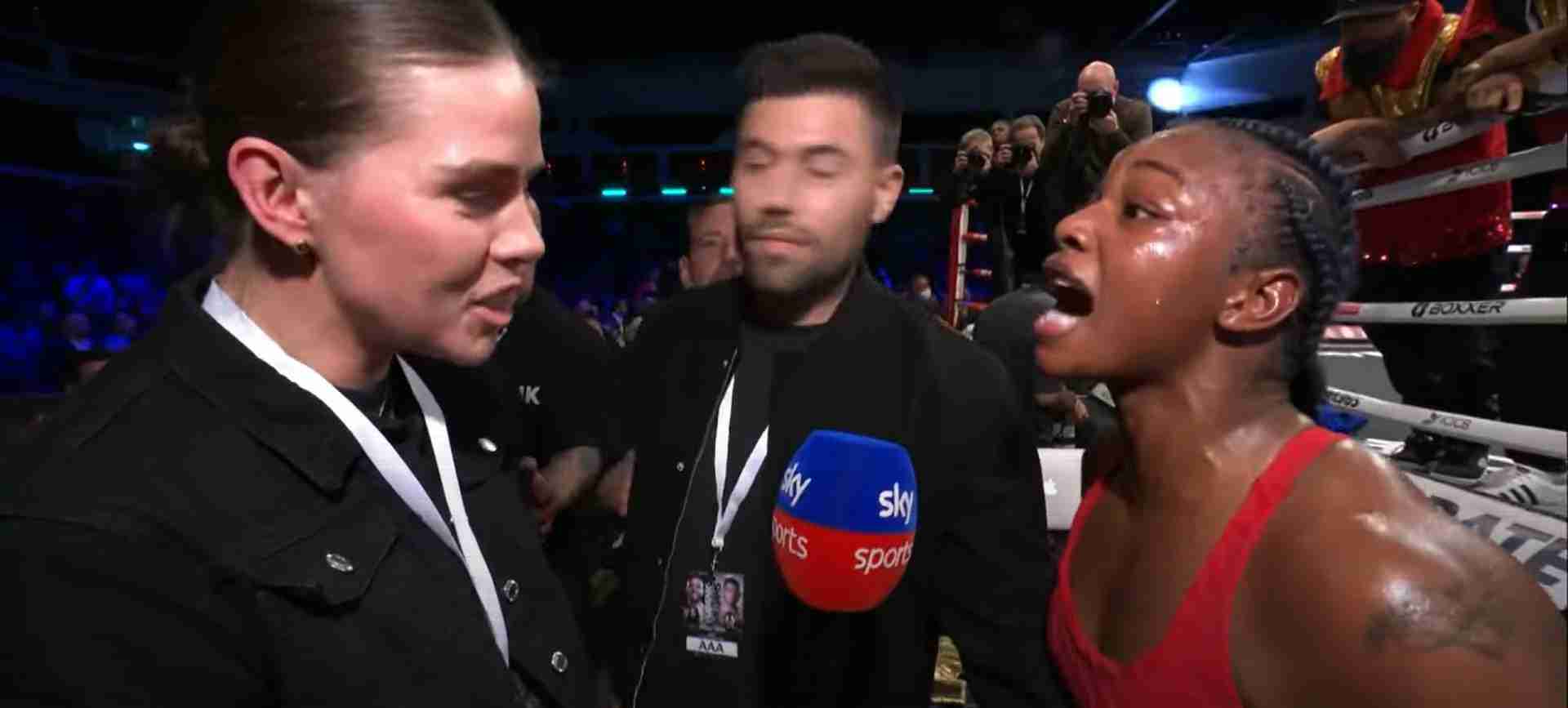 Claressa Shields and Savannah Marshall Clash Ringside