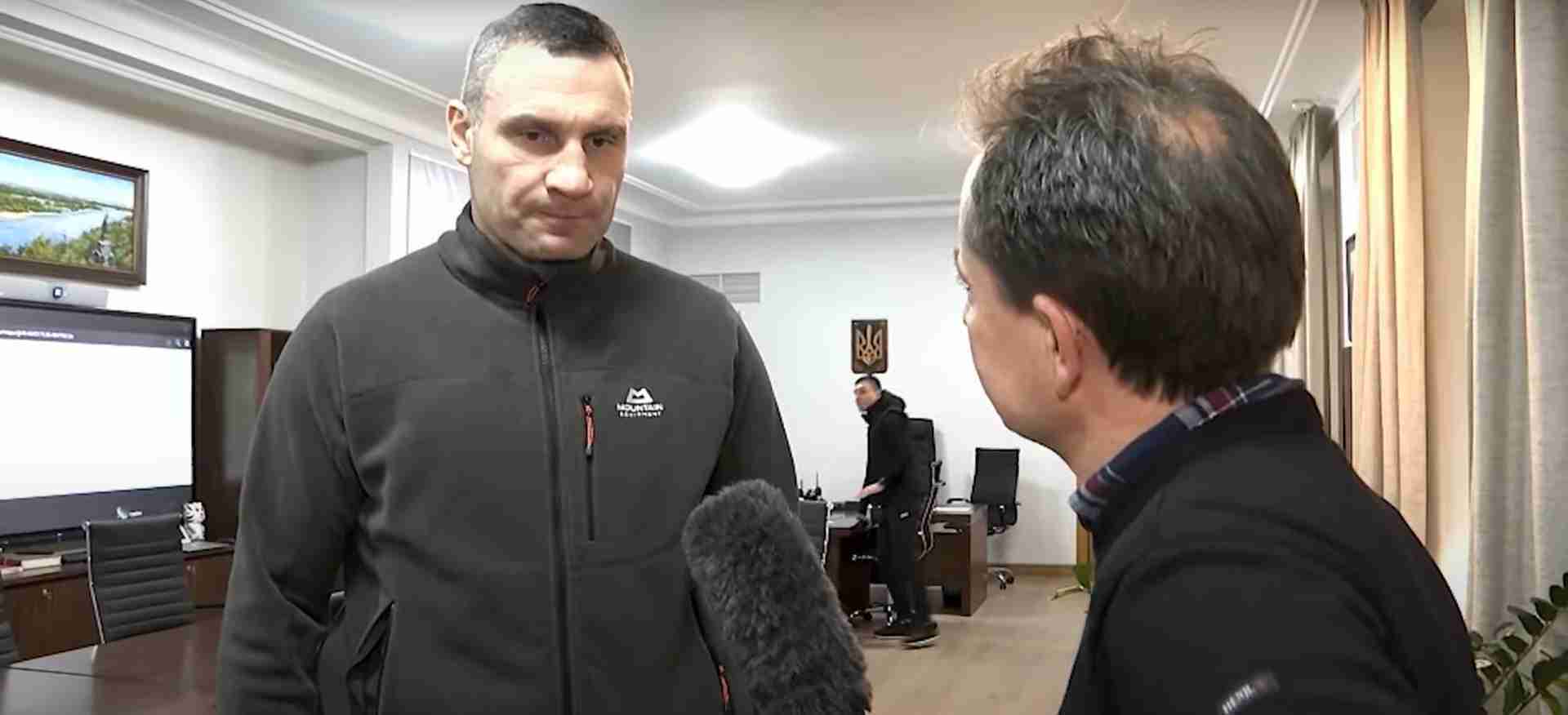 Watch Kyiv Mayor Klitschko Gives Update On Ukraine War