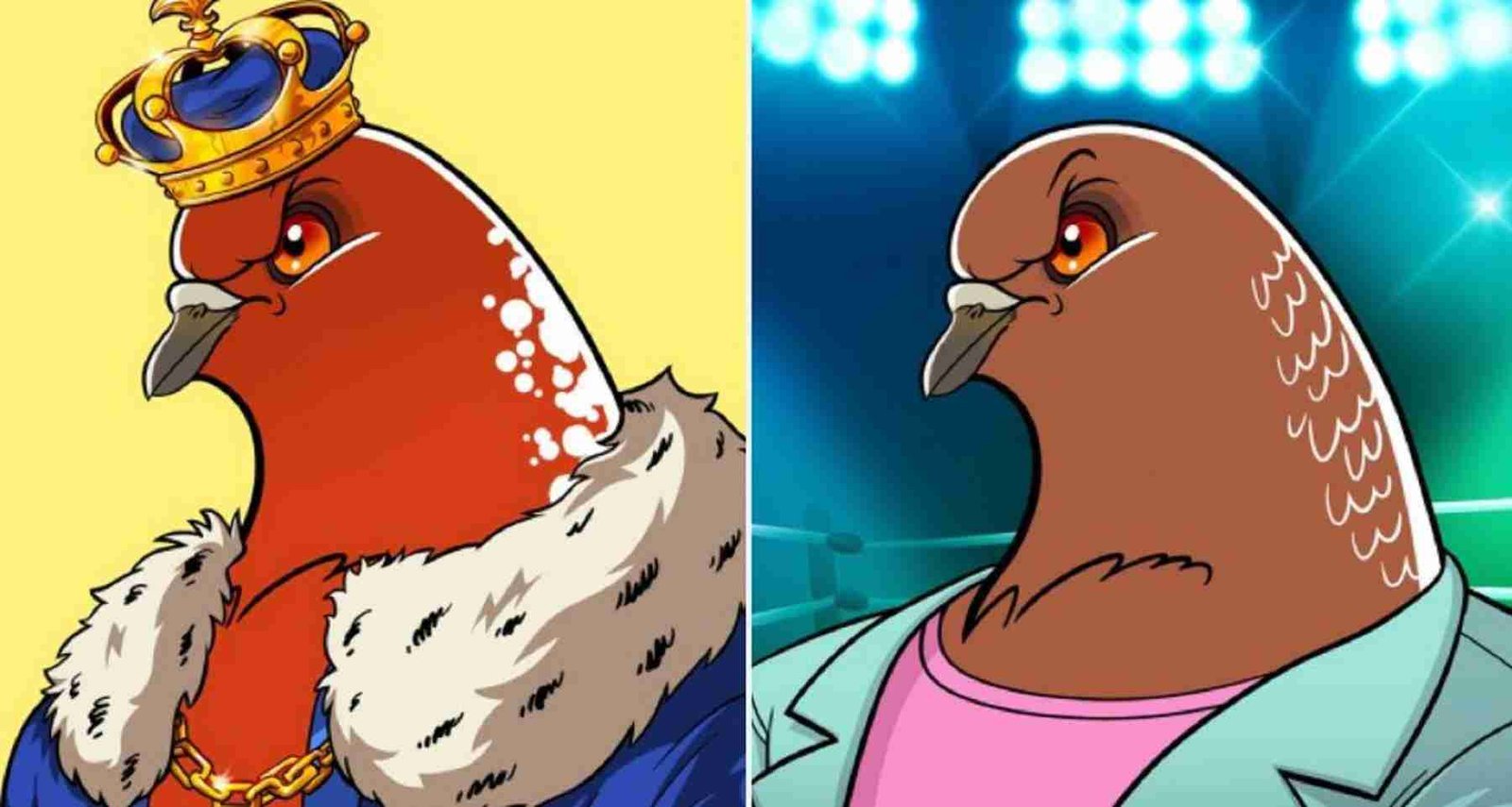 Mike Tyson goes into pigeon overdrive mode