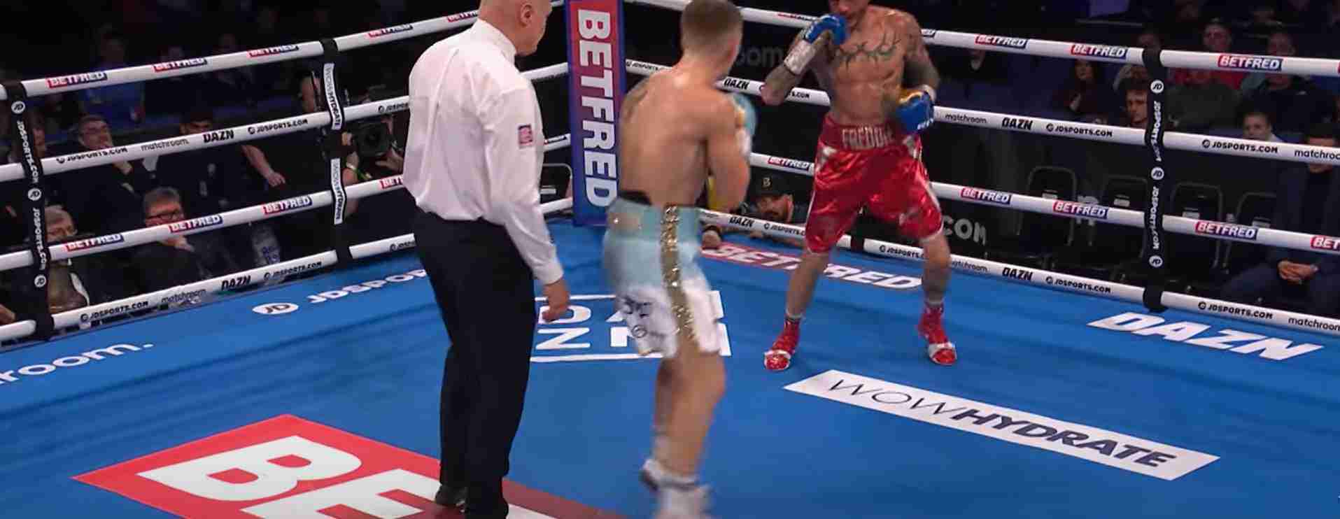 Son of boxing legend goes 6-0 in round 6 stoppage