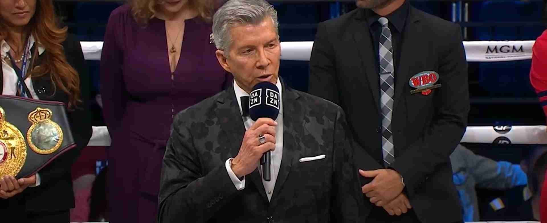 Michael Buffer Returns To Announcing In Tonight's Boxing