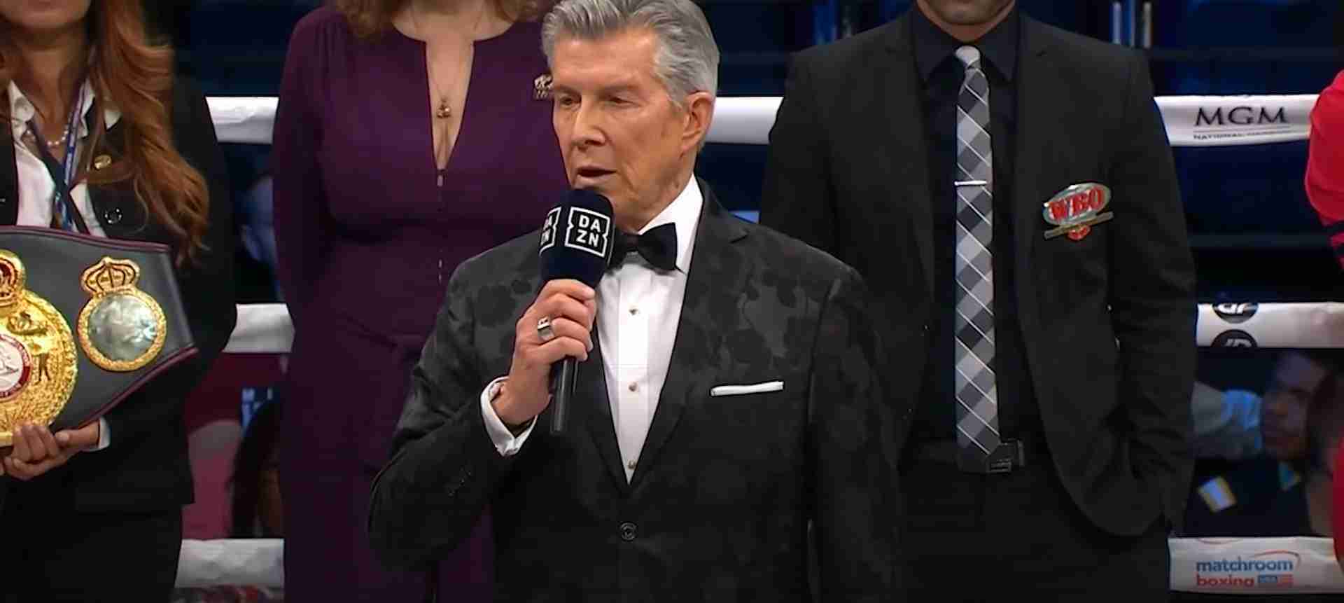 Michael Buffer reveals one of his biggest moments in boxing