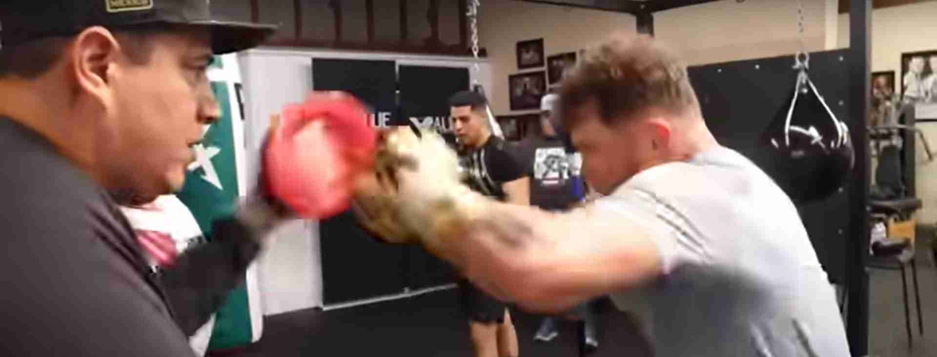 Canelo Throws 20 Punch Combination In 3 Seconds