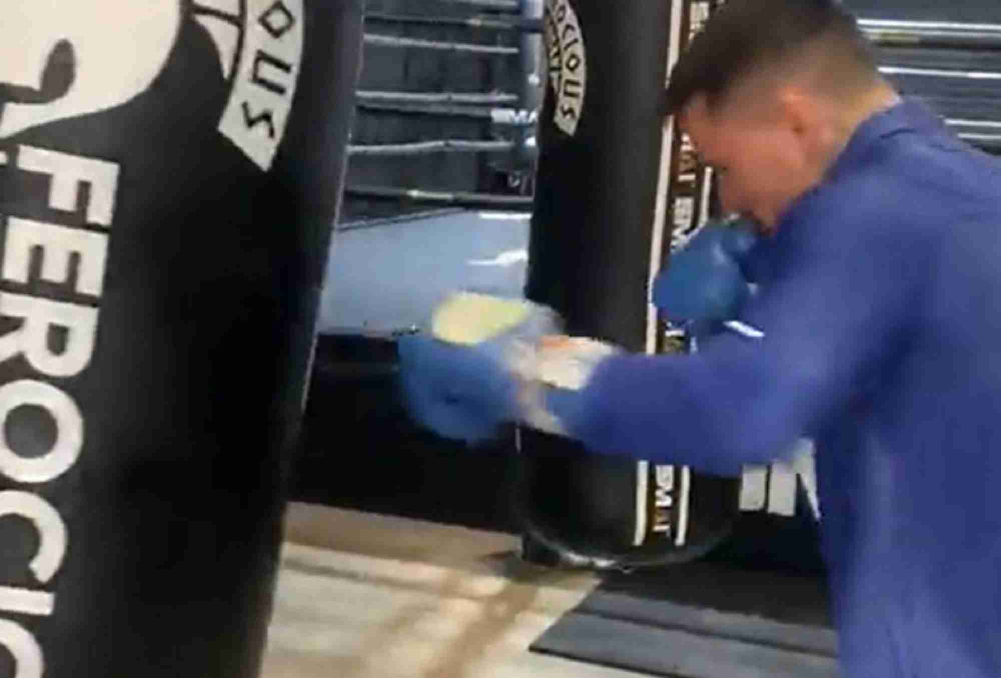 Watch: Kambosos Training Ferociously For Haney Fight