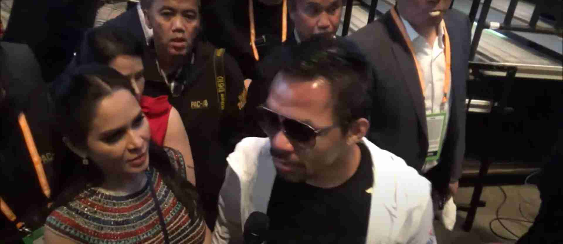 Pacquiao Gives Props To Supportive and Encouraging Wife