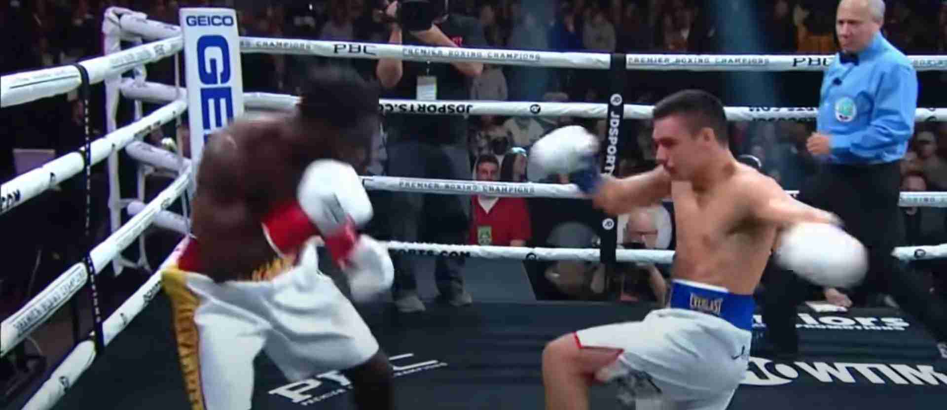 Watch: Son Of Boxing Legend Survives Knockdown