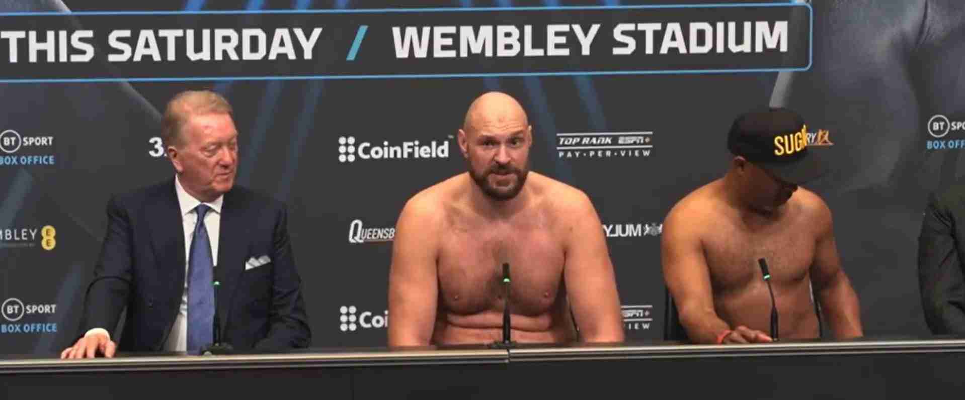 Tyson Fury Explains Why He Will Never Be Lured By Money