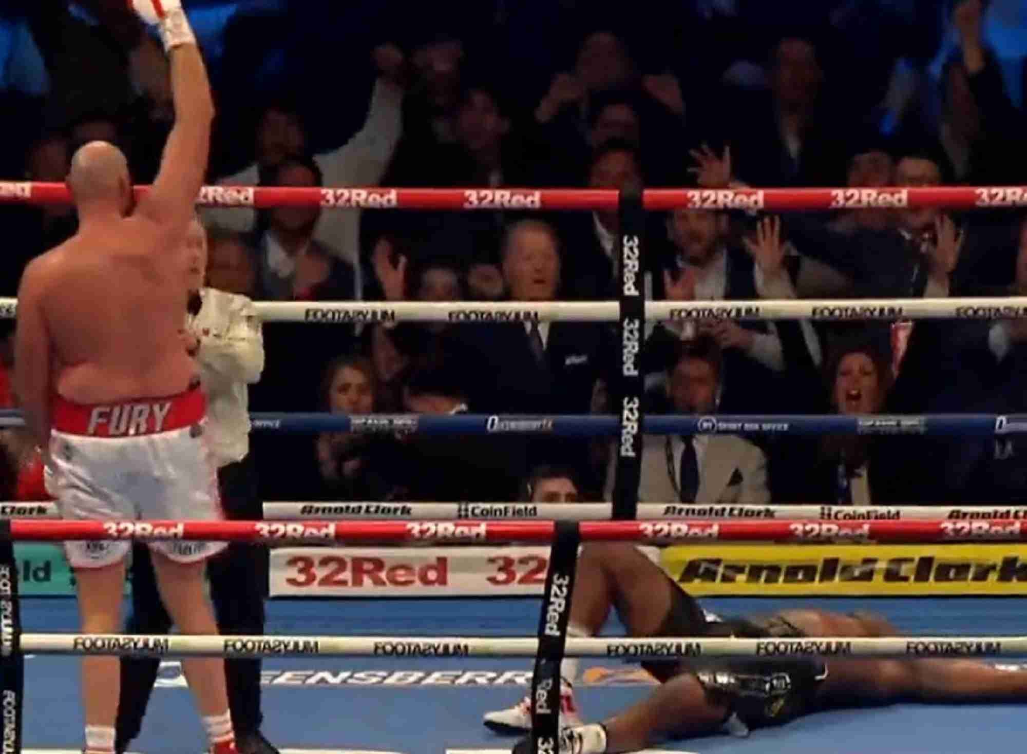 Watch: Tyson Fury Brutally Knocks Out Dillian Whyte In 6th Round