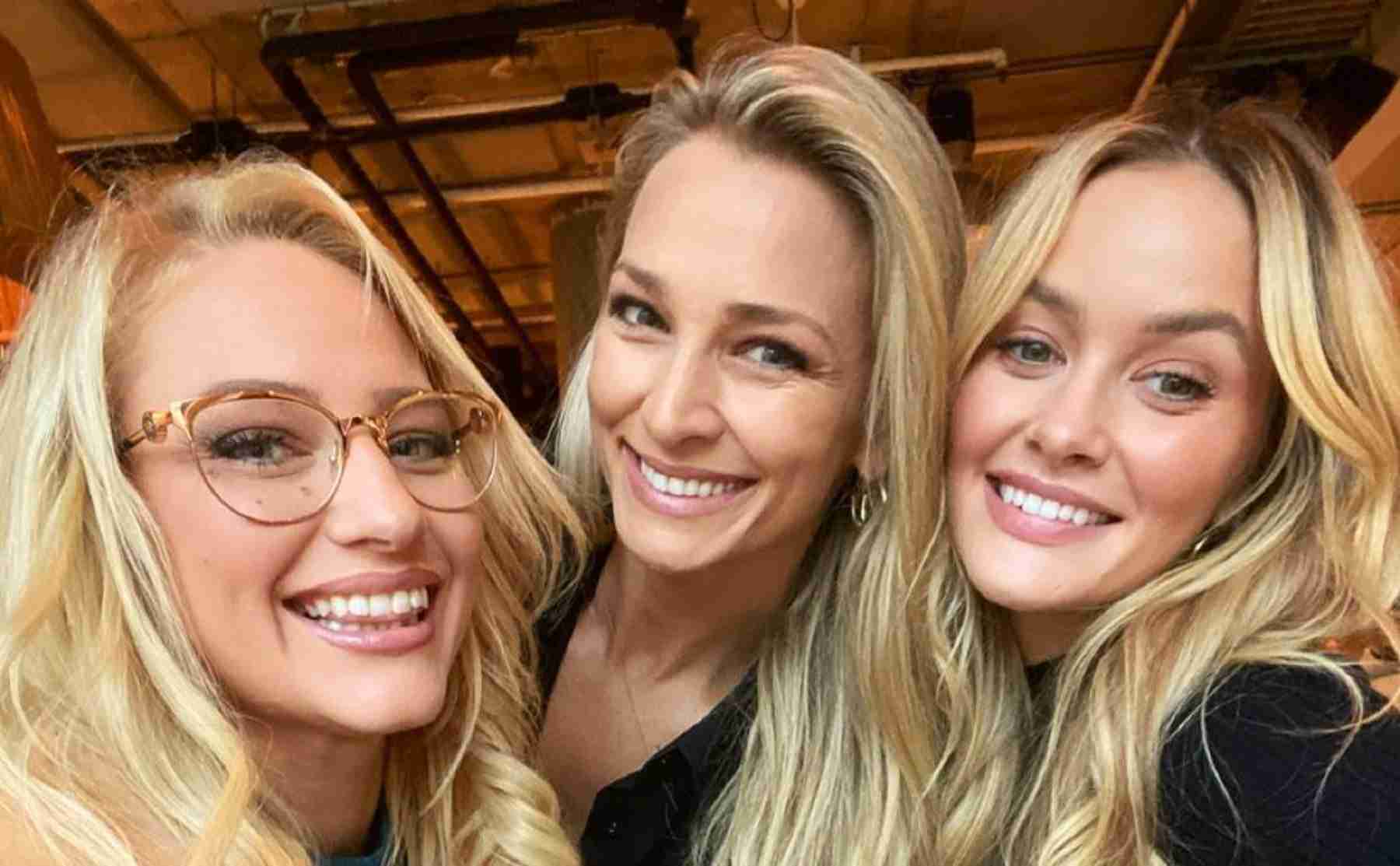 Blonde Bombshell Grabs Attention With Other Two Blondes