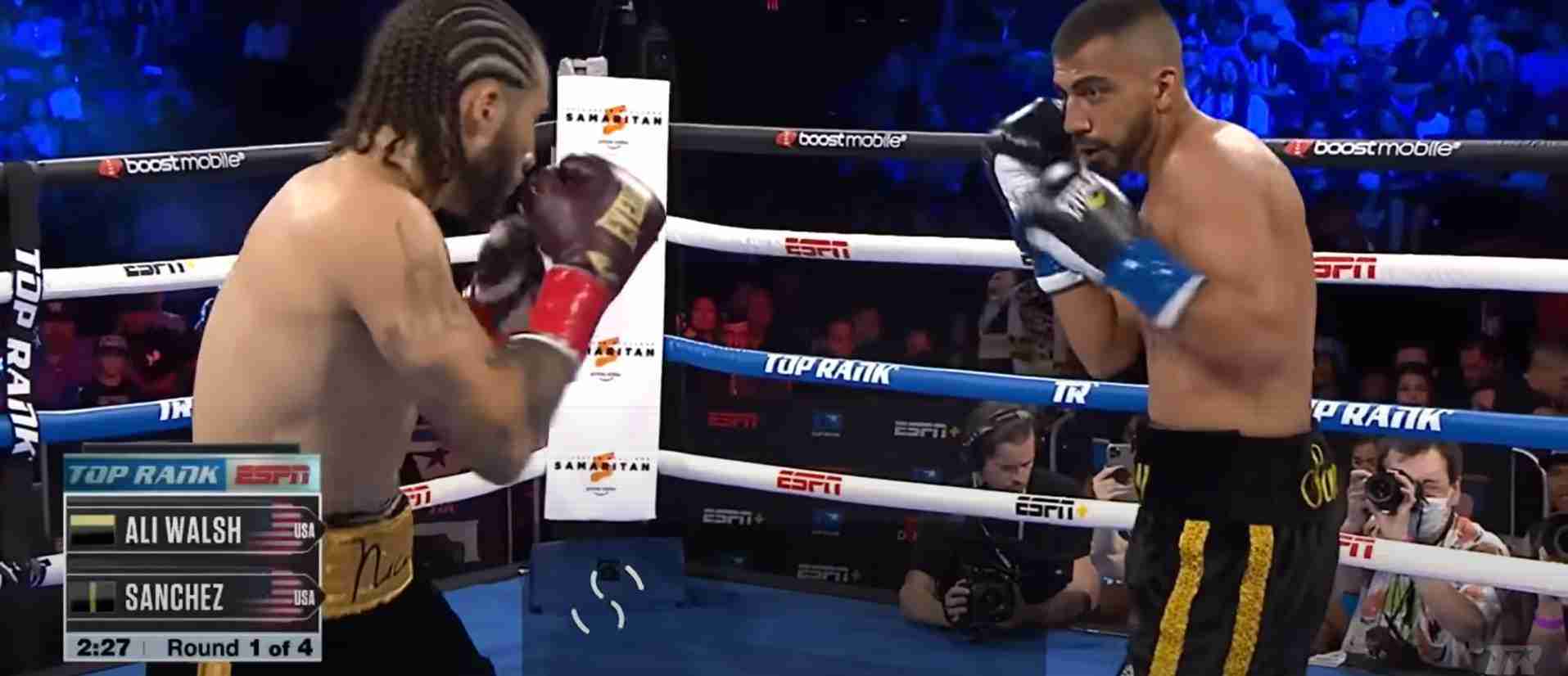 Watch: All Angles Of Muhammad Ali Grandson Body Shot Knockout