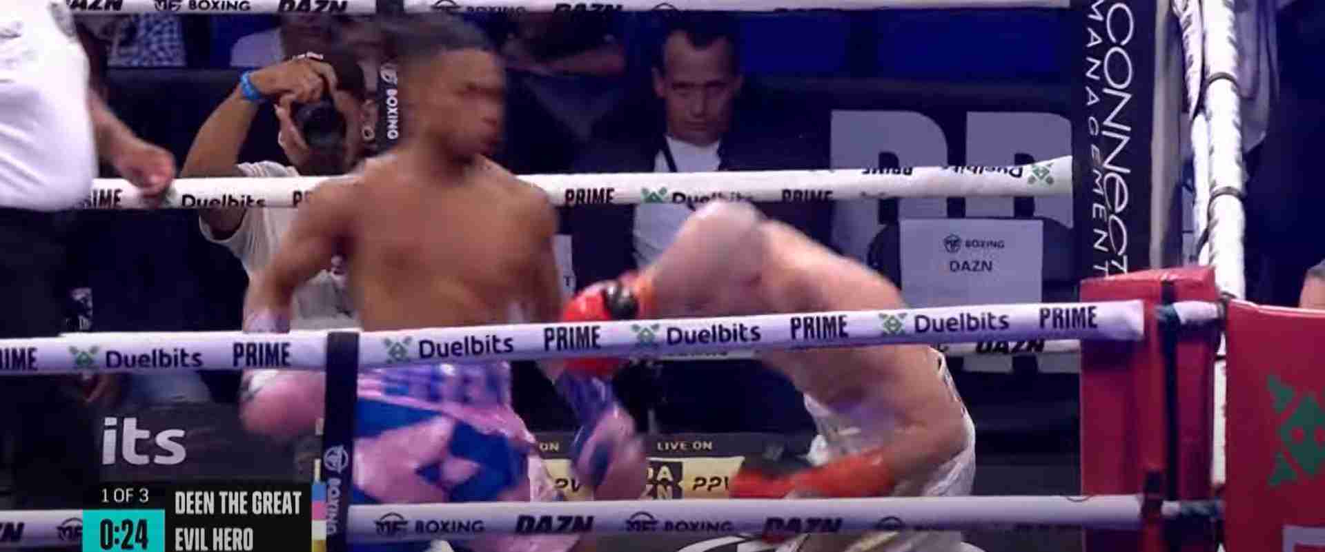 Boxer Produces Brutal Knockout Fighting Twice In 1 Night
