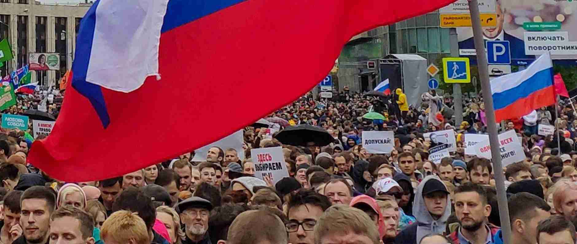 Protests Begin In Russia After Putin News