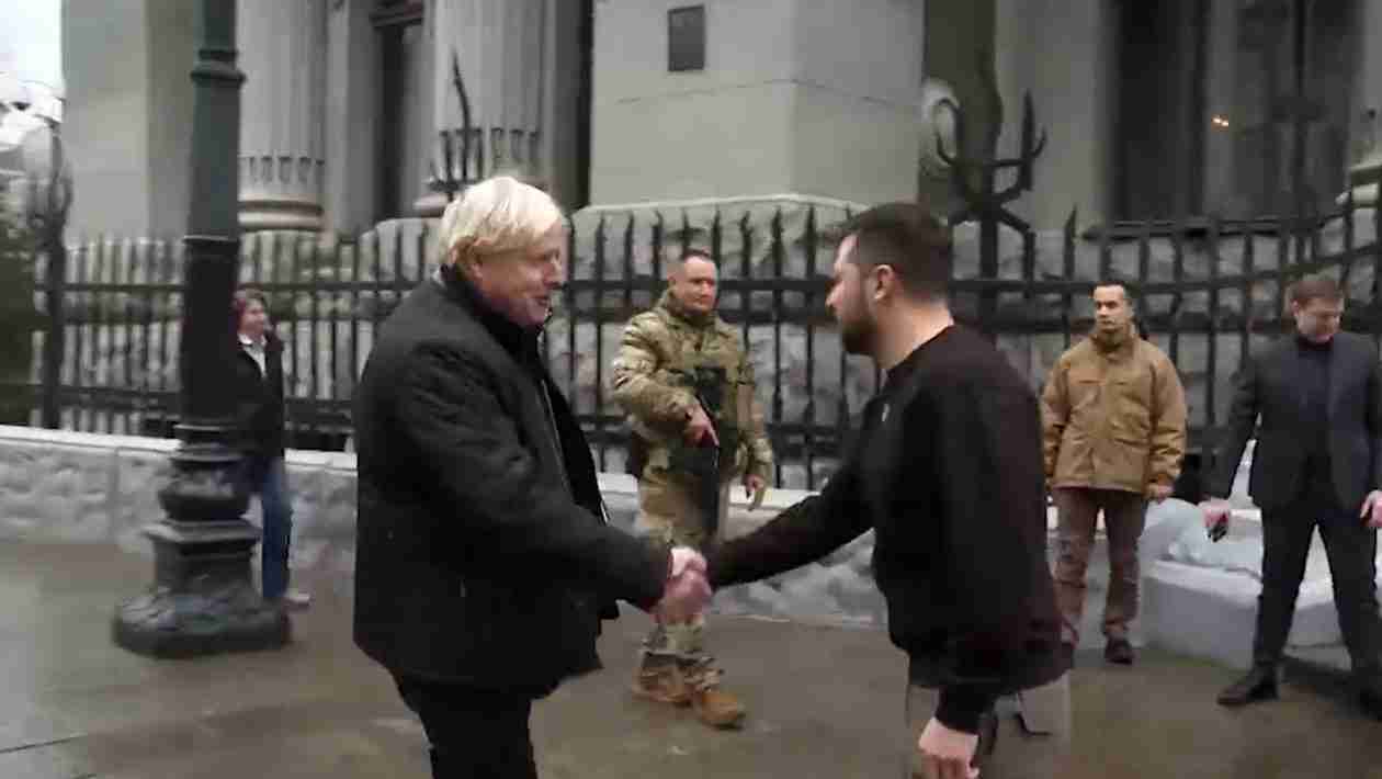 Former UK PM Boris Johnson Back In Ukraine