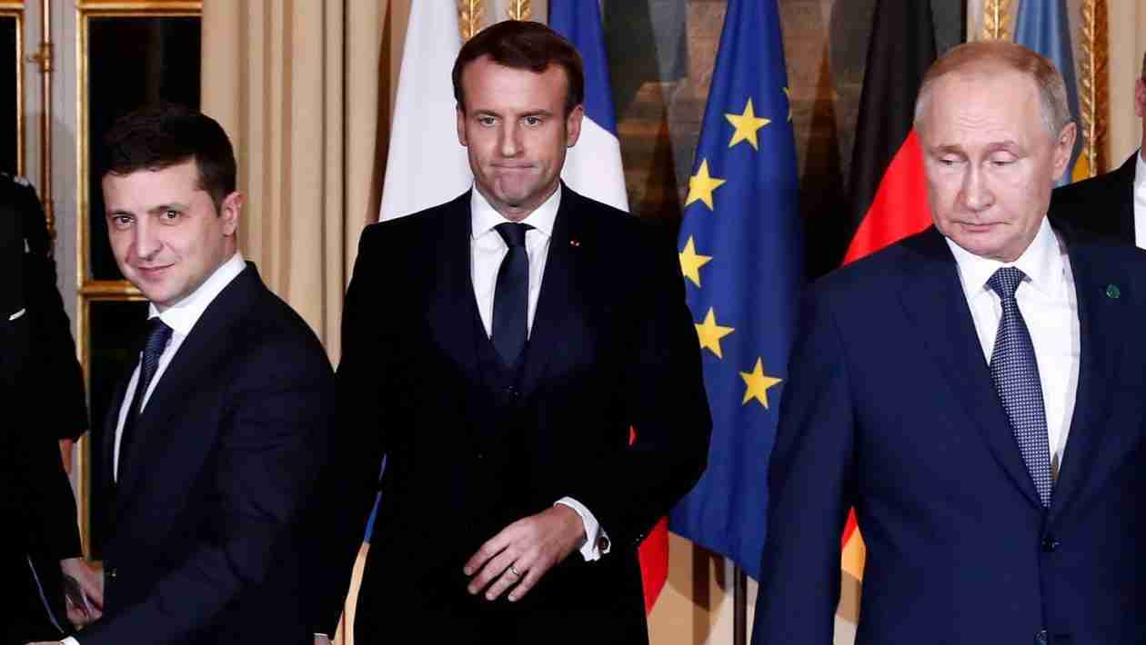 The Time For Macron To Talk Anymore With Putin Is Now Over Permanently - Germany and Italy Have Stepped Up Big For Ukraine - Now France Must Do Same