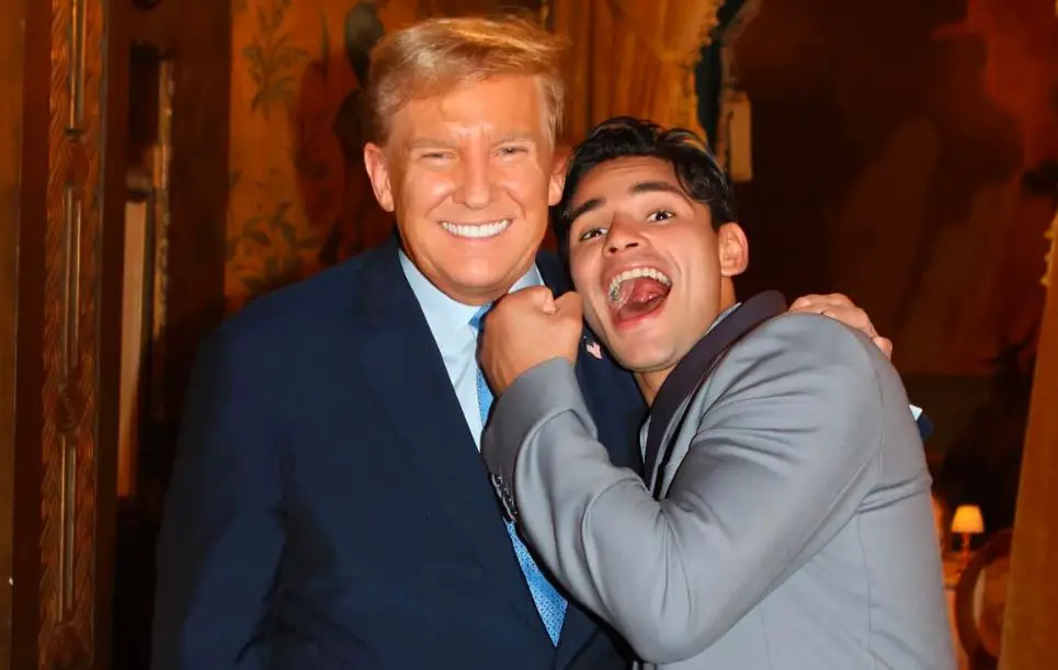Ryan Garcia Meets Donald Trump
