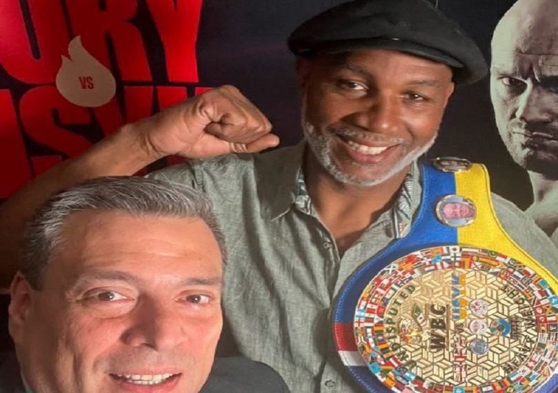 Lennox Lewis To Present Special Belt To Tyson Fury vs Usyk Winner