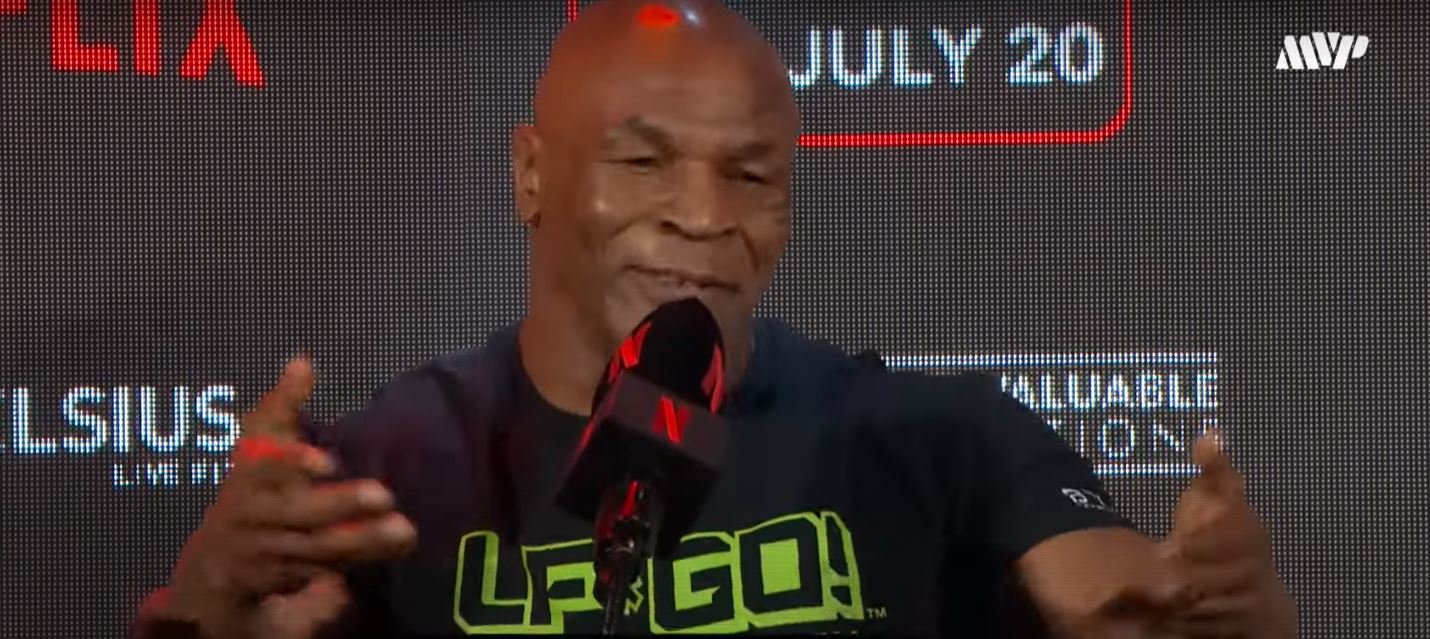 Watch: Mike Tyson Flips Jake Paul Off and Blasts Him As Fat 2 Mike Tyson Flips Jake Paul Off and Blasts Him As Fat