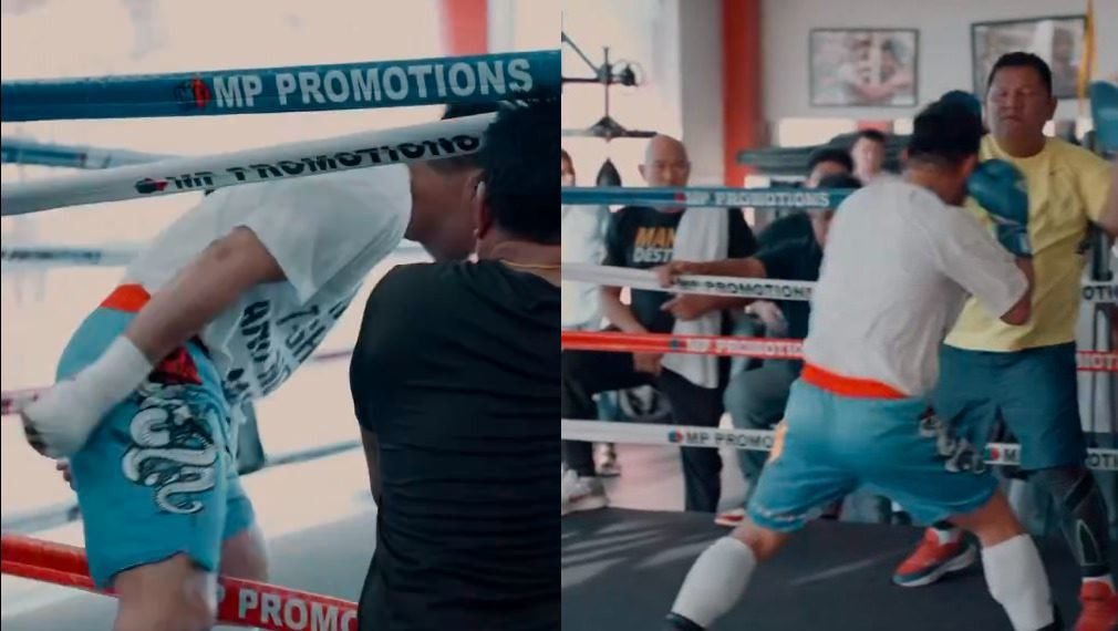 45-Year-Old Manny Pacquiao Back In Boxing Training