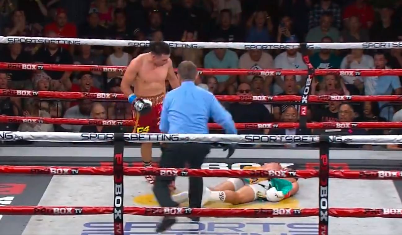 Hernandez scores potential knockout of the year