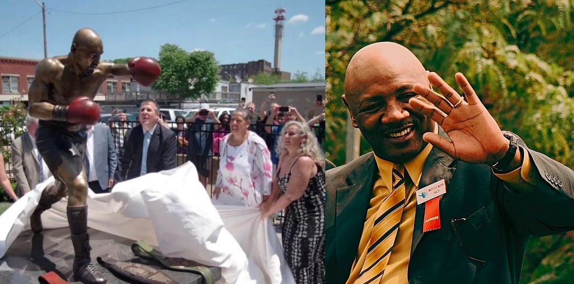 New Marvin Hagler Statue Unveiled