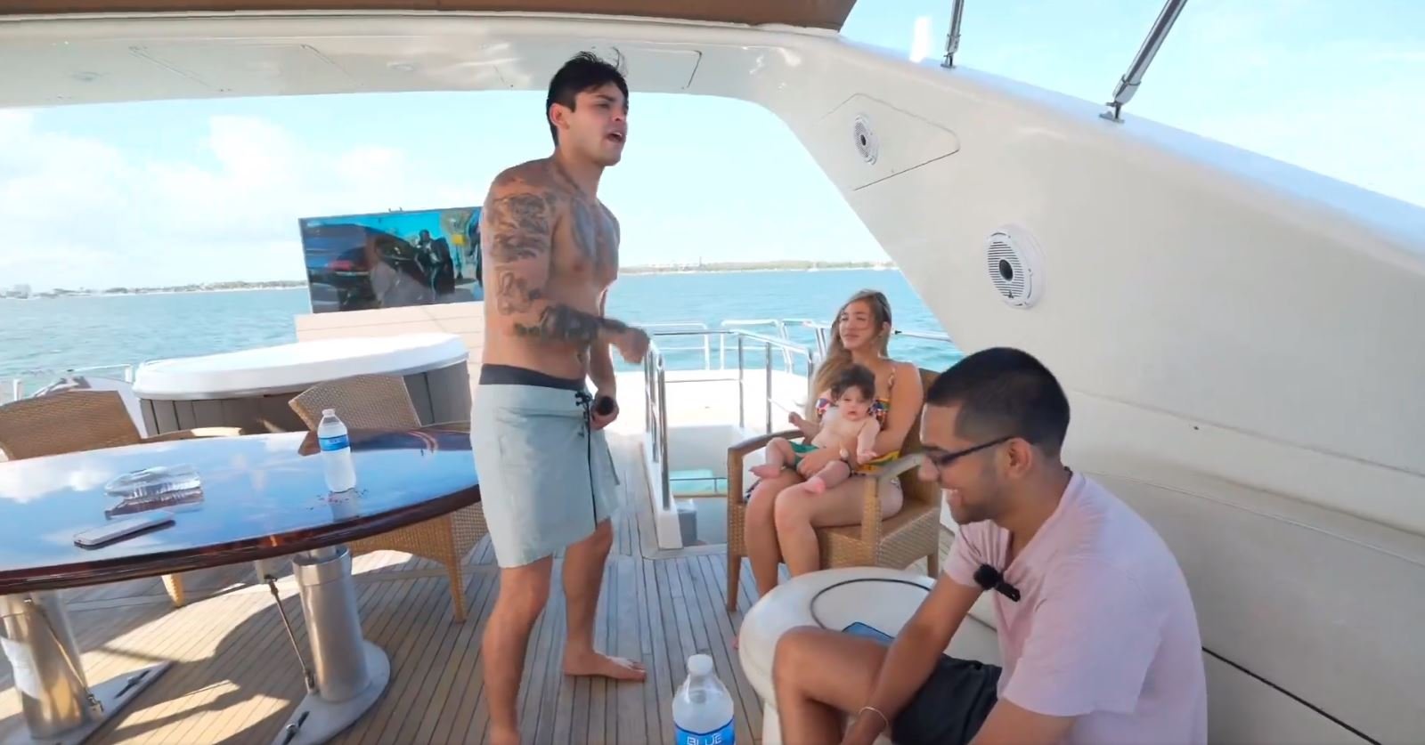 Ryan Garcia New Dis Track On Yacht At Devin Haney