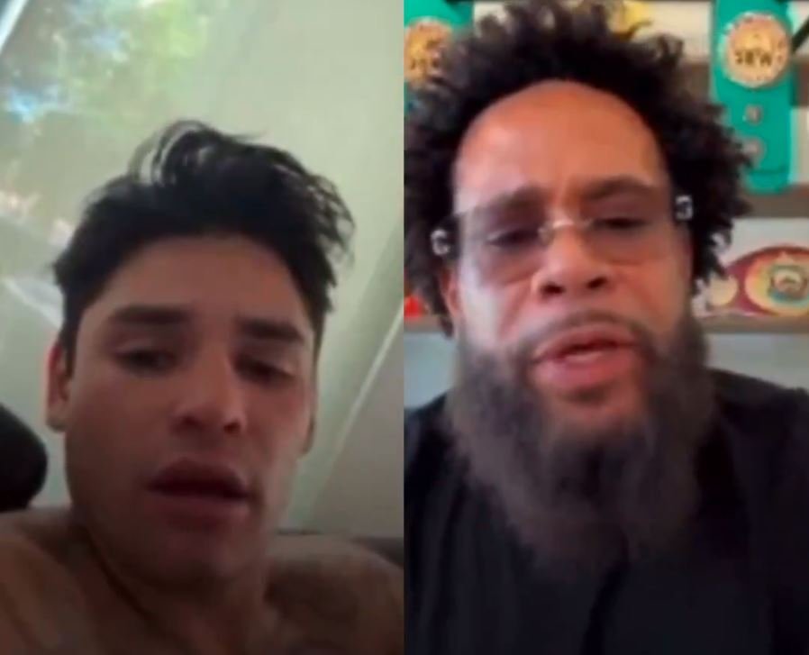 Ryan Garcia and Bill Haney Debate Garcia's Failed Drug Test