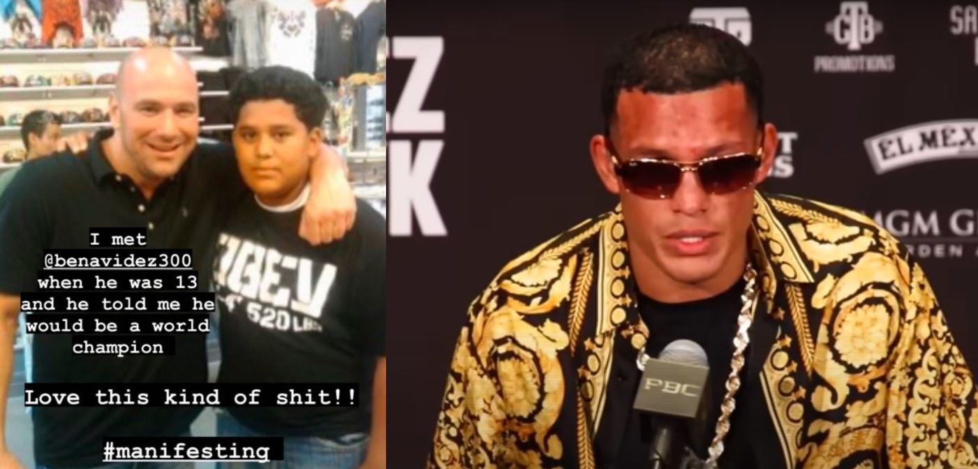 Dana White Recalls Meeting 13-Year-Old David Benavidez