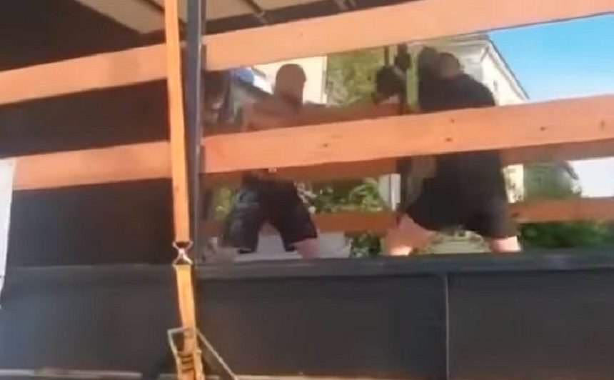 boxing in a moving truck