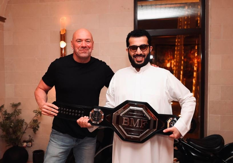 turki alalshikh meets dana white
