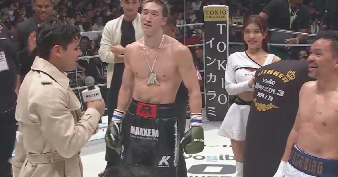 Ryan Garcia Gets In The Ring Challenges Pacquiao Or Anpo To Fight