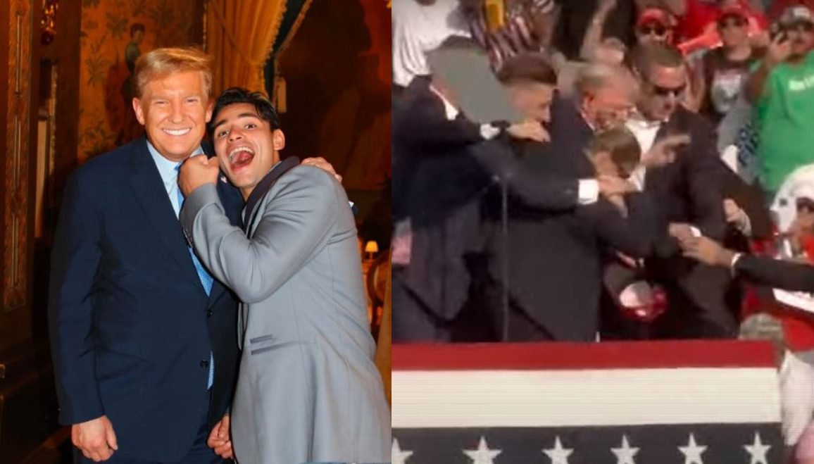 Ryan Garcia Reaction To Trump Assassination Attempt