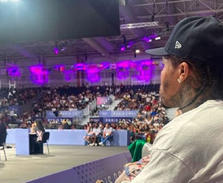 Team USA 2024 Advisor Gervonta Davis Ringside At Olympics