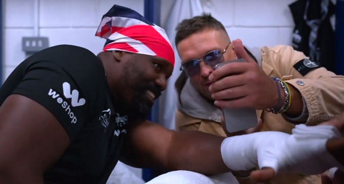 Watch: Usyk In Chisora Changing Room Ahead Of Joe Joyce Rumble 2 Usyk In Chisora Changing Room Ahead Of Joe Joyce Rumble