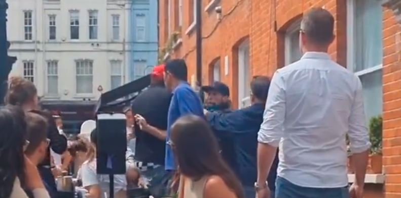 derek chisora headbutts delivery driver