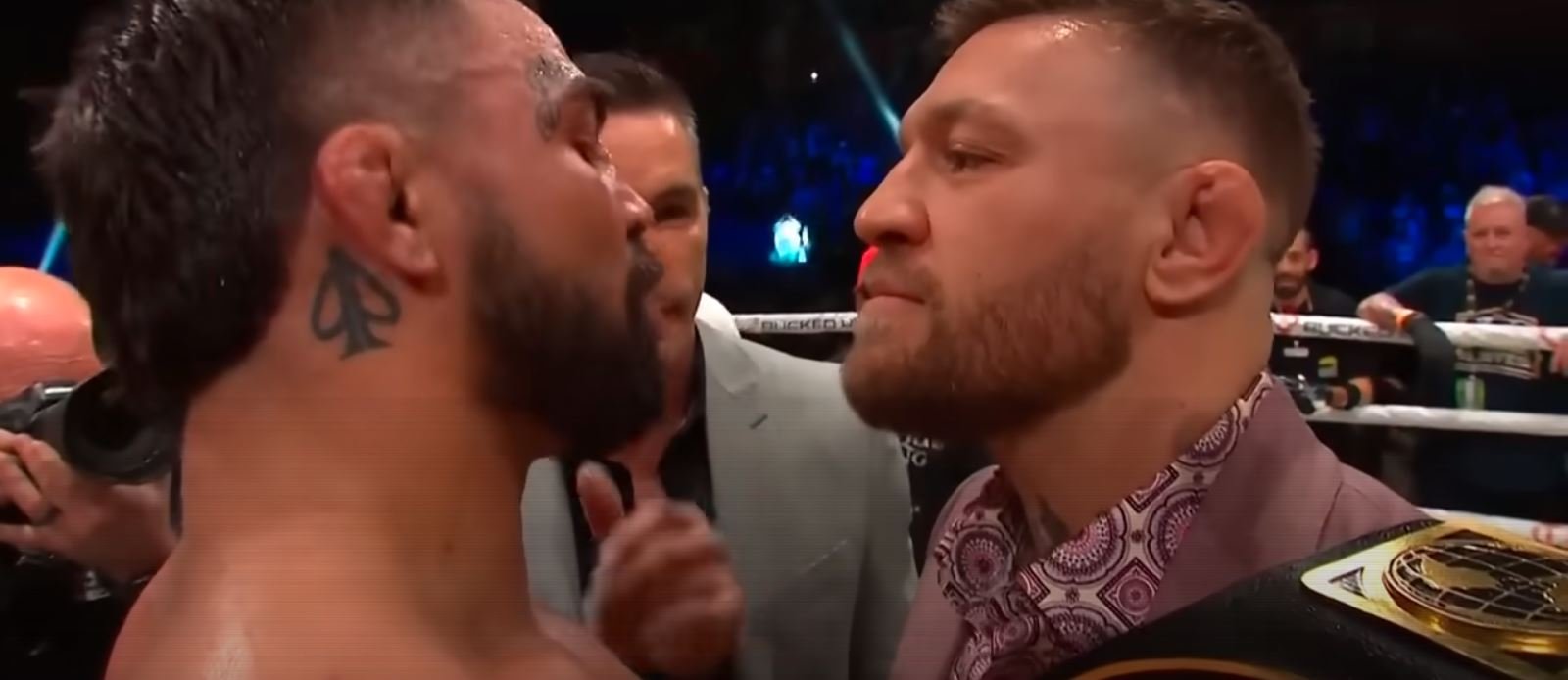 mike perry suggests jake paul weight gain through steroids