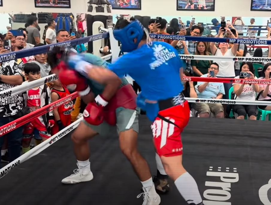 pacquiao sparring ahead of july 28