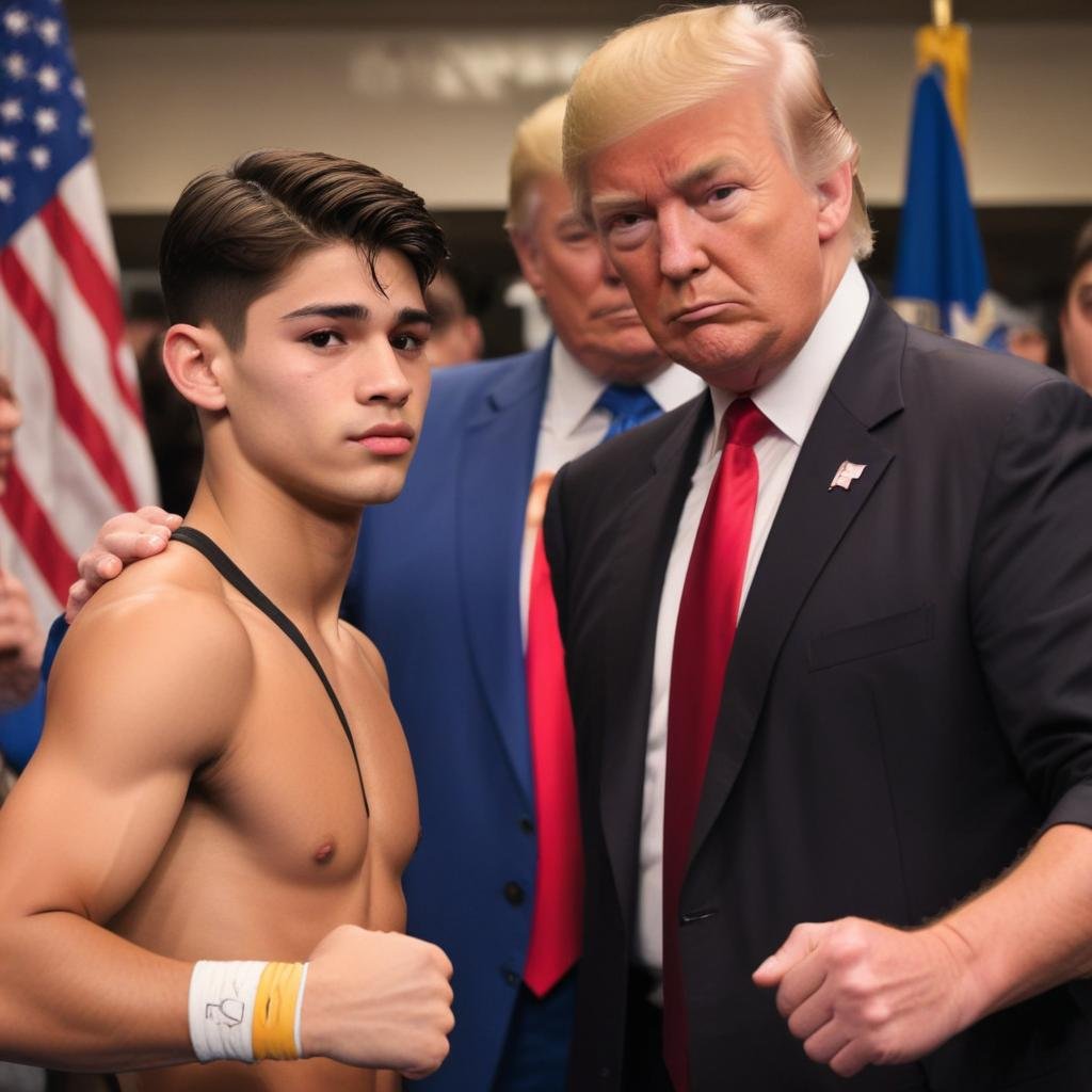 Ryan Garcia Backs Donald Trump To Dispose Of Kamala Harris