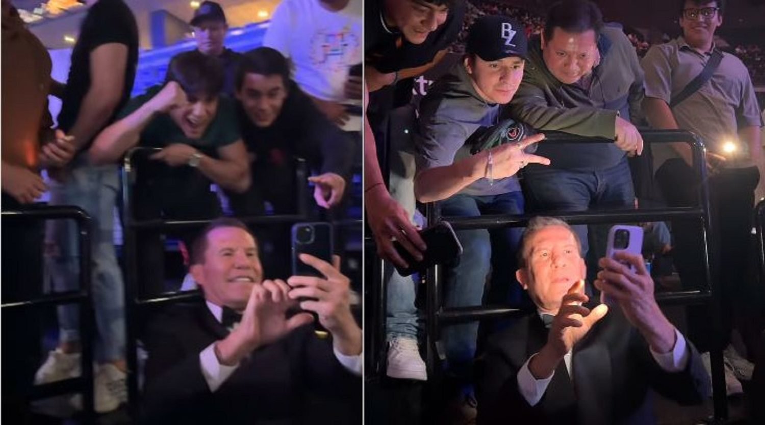 62-Year-Old Boxing Legend Reacts To Being Treated Like Rockstar At Mayweather Fight