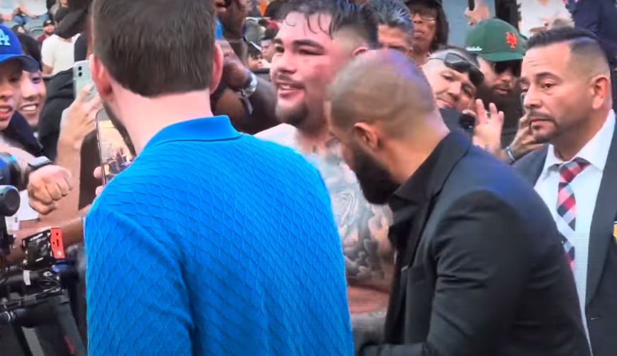 Andy Ruiz Leaves Ring With Son Crying After Miller Draw